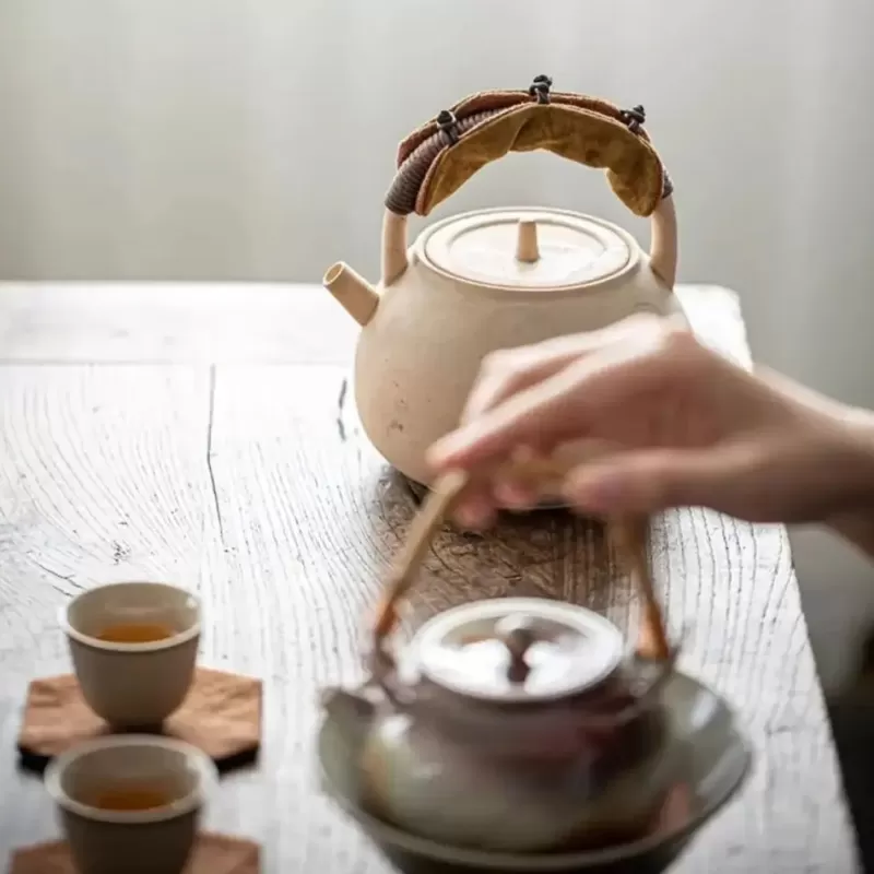 La Théière de Lulu Couvre Théière^Couvre-poignée isolant pour théière