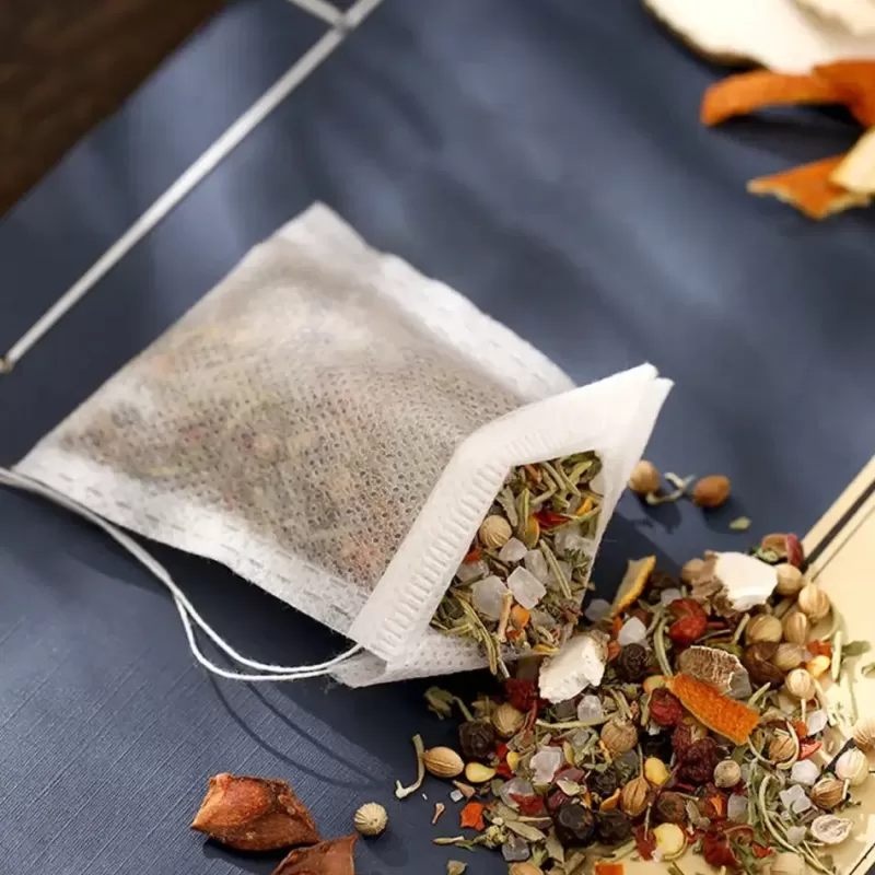 La Théière de Lulu Sachet De Thé Vide^Filtres à Thé Jetables avec Fermeture Ficelle – 100 Pièces