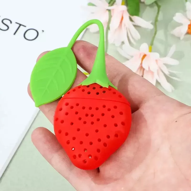 La Théière de Lulu Filtre Théière | Passoire À Thé^Infuseur à thé fraise