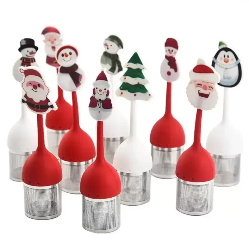La Théière de Lulu Filtre Théière | Passoire À Thé^Infuseur à thé noël