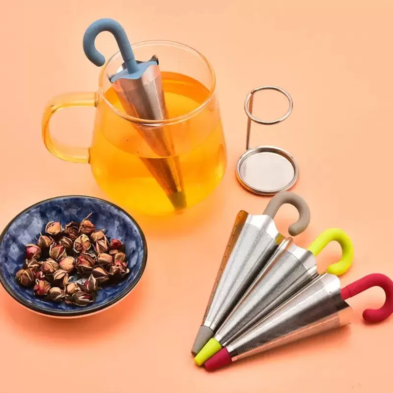 La Théière de Lulu Filtre Théière | Passoire À Thé^Infuseur à thé parapluie