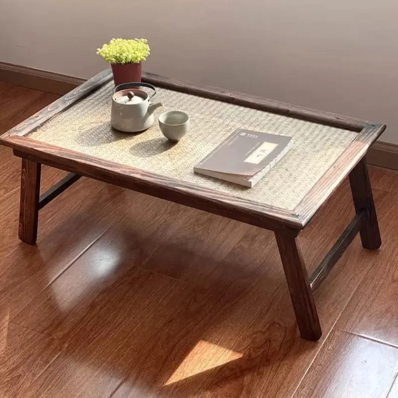 La Théière de Lulu Plateau À Thé^Plateau à Thé Pliable en Bois