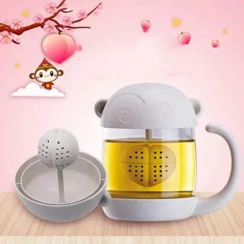 La Théière de Lulu Tasse À Thé Avec Infuseur^Tasse à Thé Singe avec Infuseur