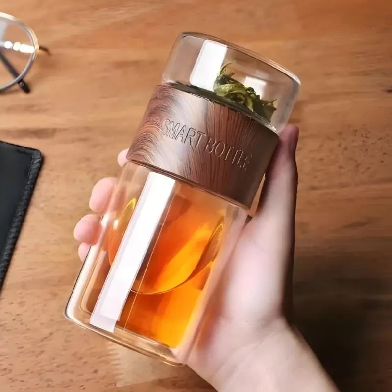 La Théière de Lulu Thermos | Théière Isotherme^Thermos à Thé en Verre à Double Paroi