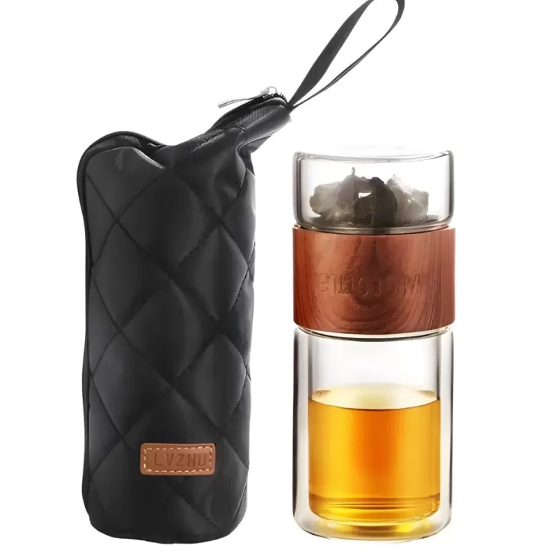La Théière de Lulu Thermos | Théière Isotherme^Thermos à Thé en Verre à Double Paroi