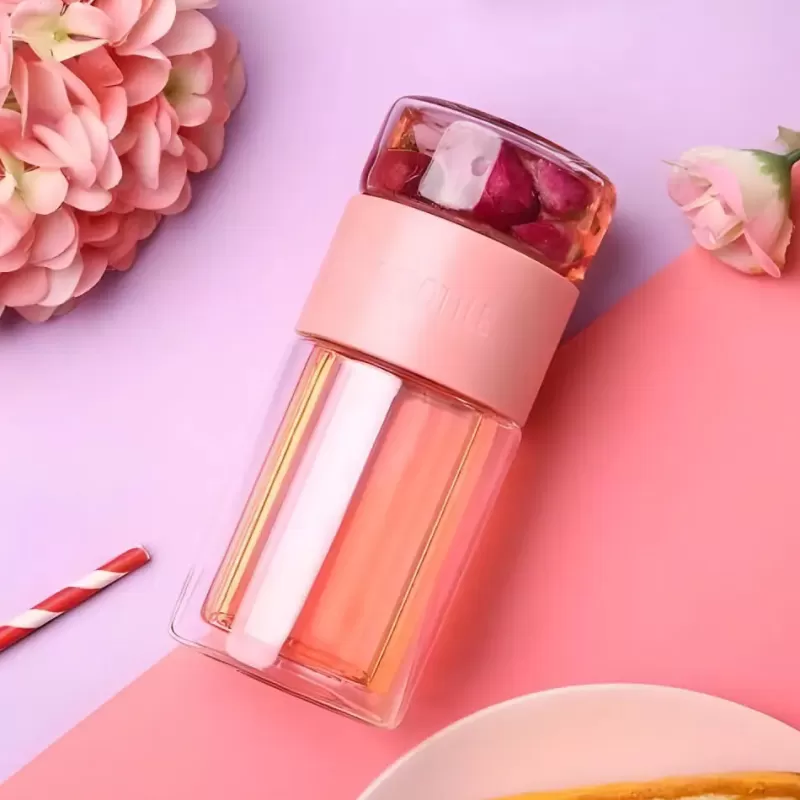 La Théière de Lulu Thermos | Théière Isotherme^Thermos à Thé Rose