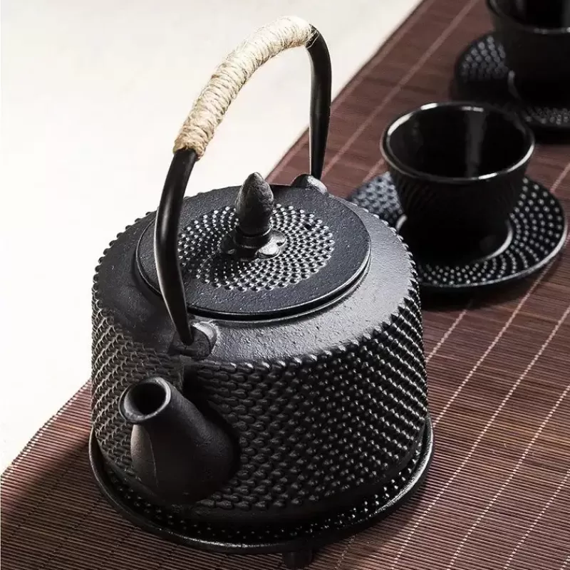 La Théière de Lulu Service À Thé Japonais^Théière en fonte Cercle émaillé