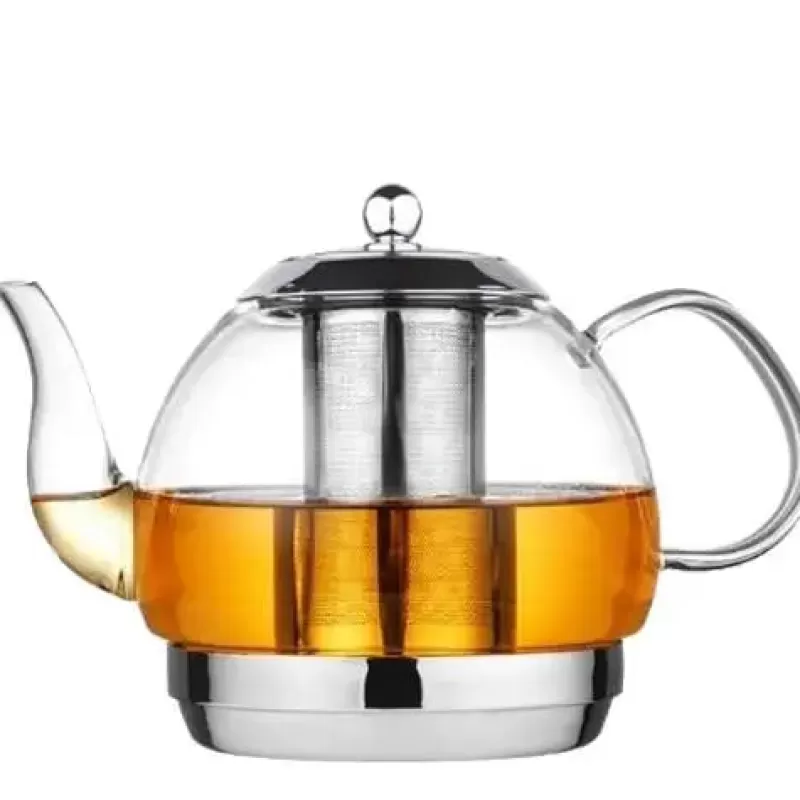 La Théière de Lulu Théière Elephant^Théière en Verre avec Infuseur Inox - Design Premium
