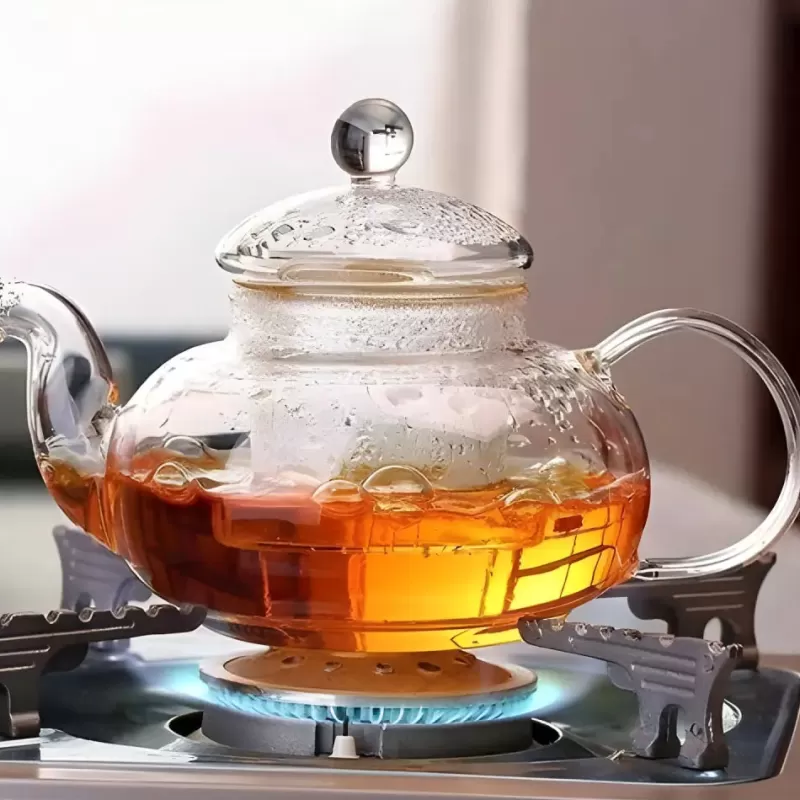 La Théière de Lulu Théière Elephant^Théière en Verre Infuseur Magique