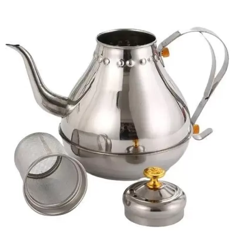 La Théière de Lulu Théière Elephant^Théière Inox Orientale Argentée