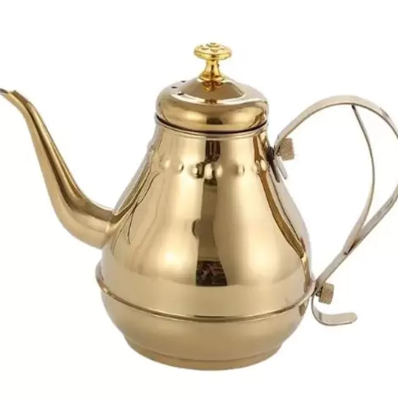 La Théière de Lulu Théière Elephant^Théière Inox Orientale Dorée
